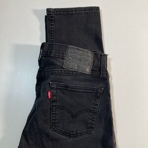 Levi's 511 Jeans 31x31 Black Denim Classic Cowboy Grunge Skater USA (Tag 29x32)